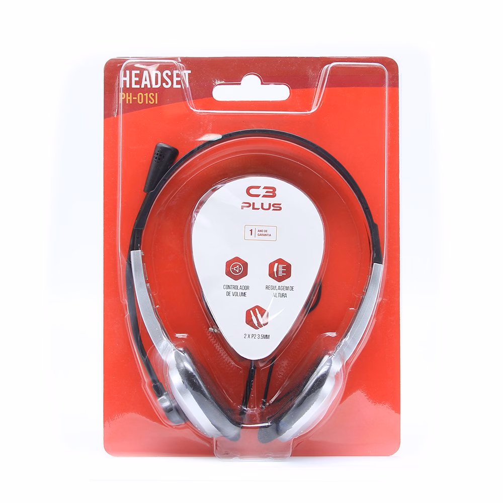 Headset C3Tech PH-01SI Prata - Imagem 4