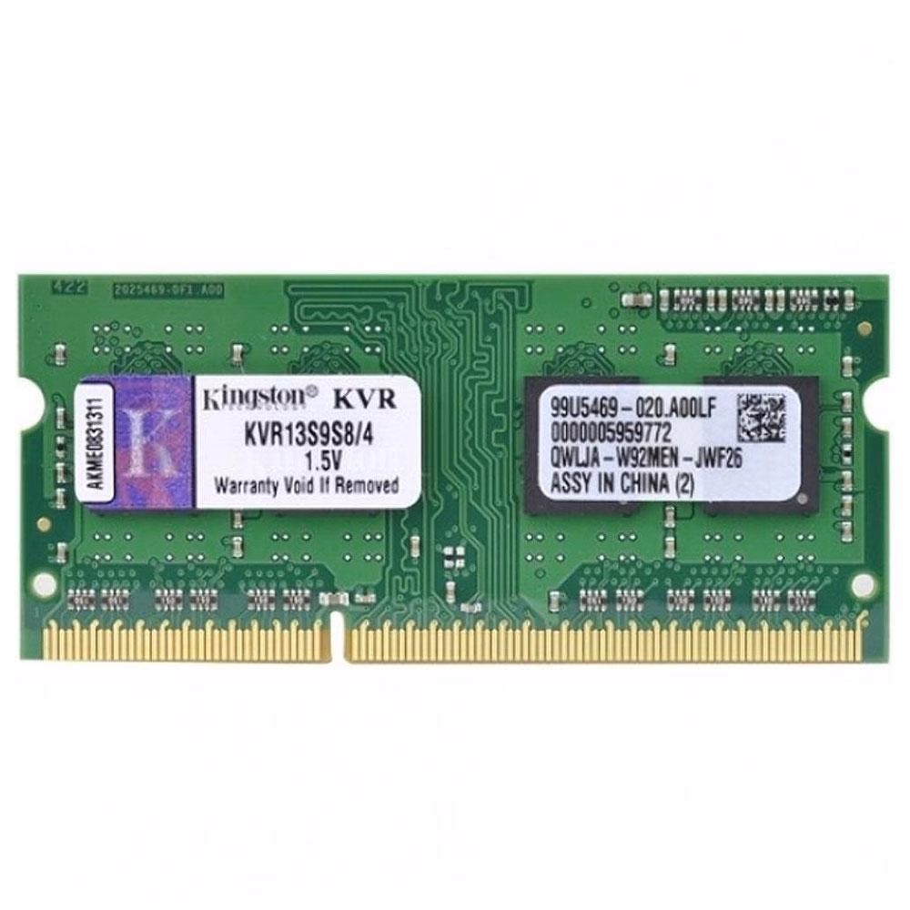 Memória Kingston 4GB, 1333MHz, DDR3, Notebook, CL9 - KVR13S9S8/4