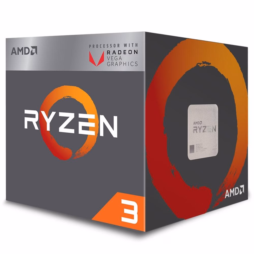 Processador AMD Ryzen 3 2200G, Cooler Wraith Stealth, Cache 6MB, 3.5GHz (3.7GHz Max Turbo), AM4 YD2200C5FBBOX
