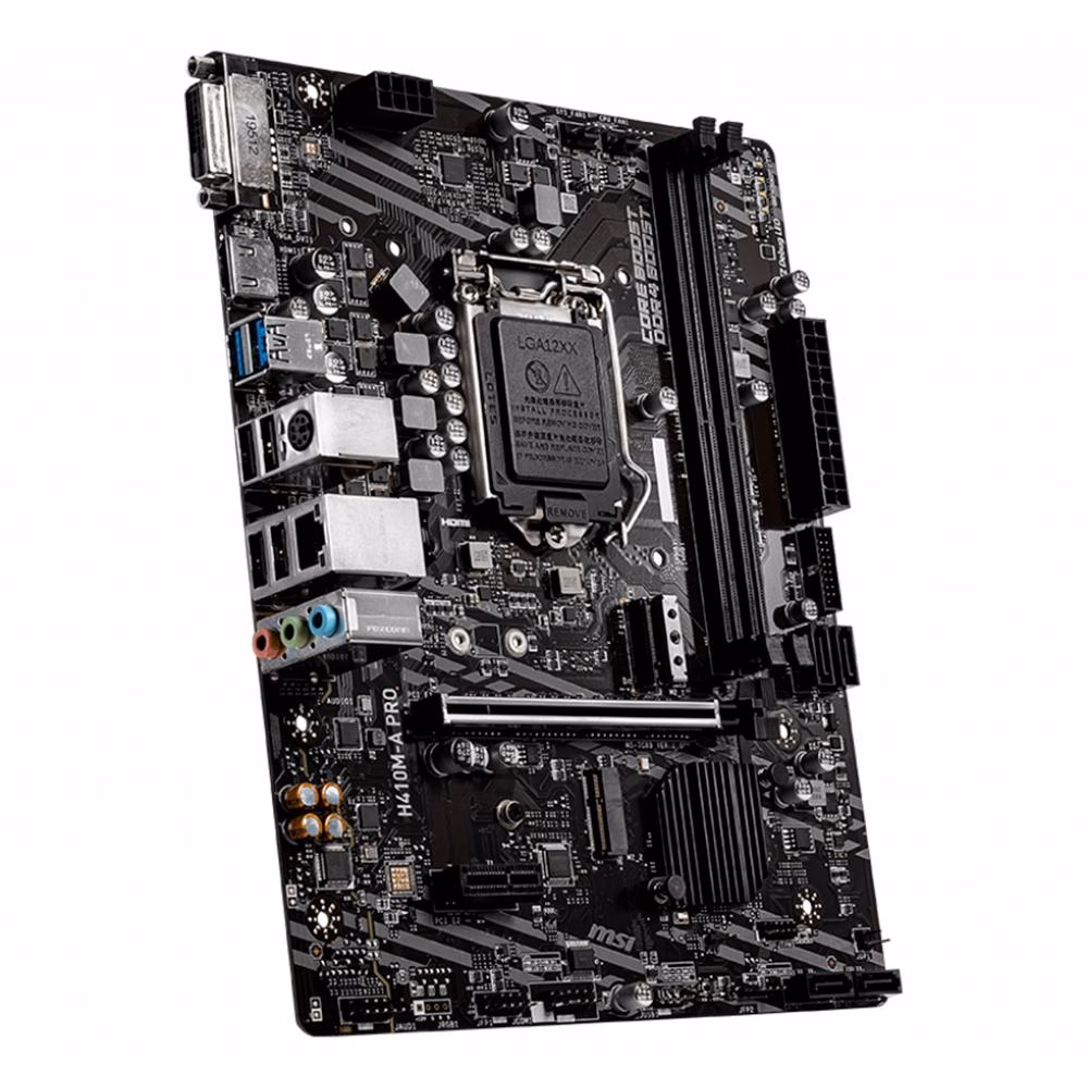 Placa Mãe MSI H410M-A Pro, mATX, Intel LGA 1200 - Imagem 2