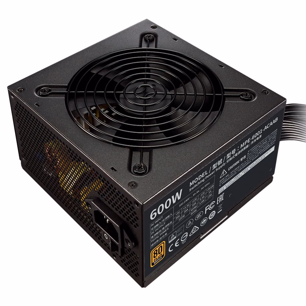 Fonte Cooler Master MWE Bronze V2, 600W, 80 Plus Bronze