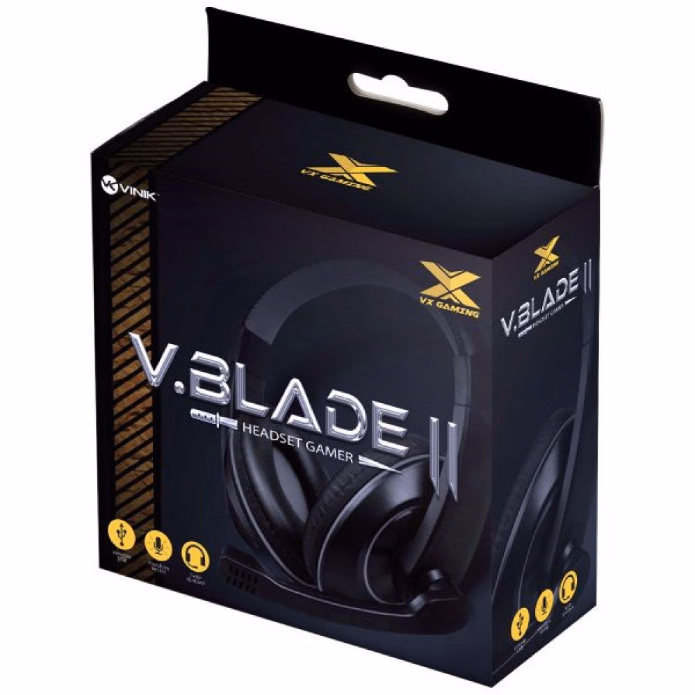 Headset Gamer Vinik GH202 VX V Blade II Azul - Imagem 5