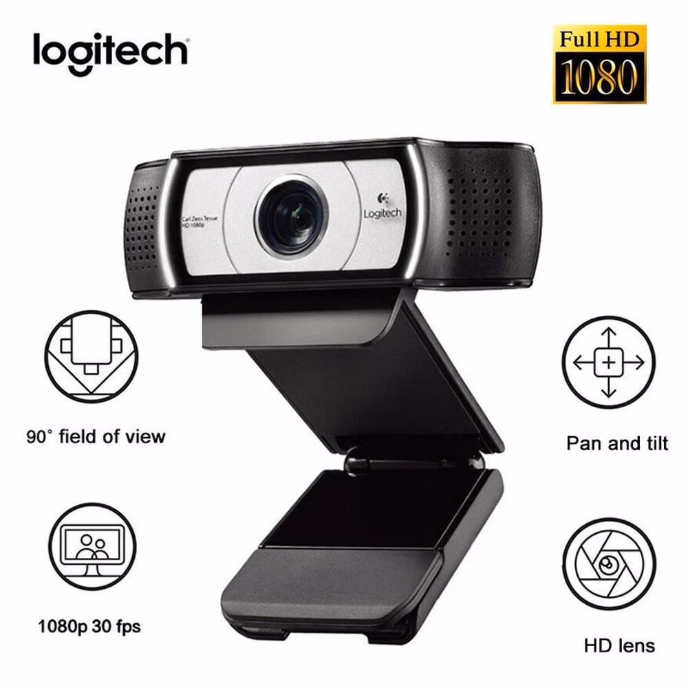 Webcam Logitech C930E Full HD 1080P Com Microfone