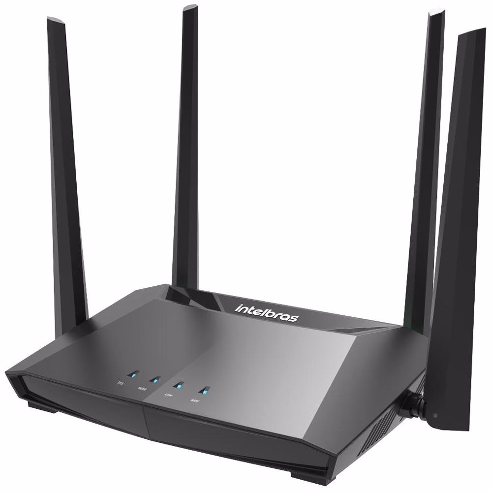 Roteador Wireless Intelbras ACtion RG 1200, Gigabit, Dual Band, 867Mbps, 4 Antenas - Imagem 3