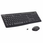 Kit Teclado e Mouse Sem Fio Logitech MK295, ABNT2