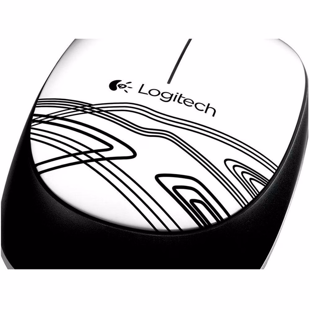Mouse Logitech M105, Óptico, USB, Branco - Imagem 2