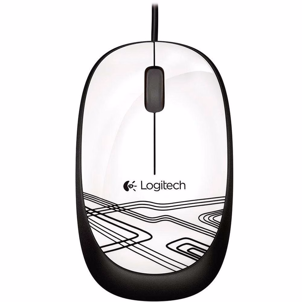 Mouse Logitech M105, Óptico, USB, Branco - Imagem 3