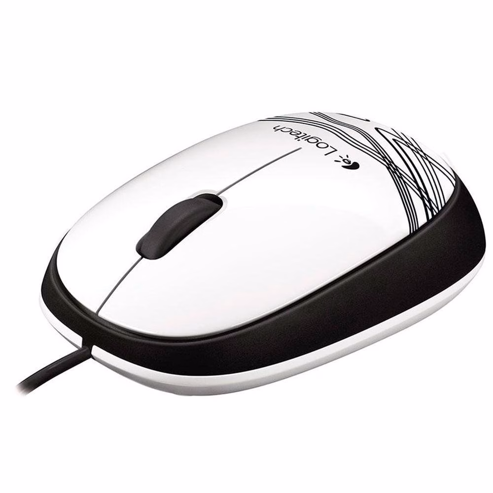 Mouse Logitech M105, Óptico, USB, Branco - Imagem 4