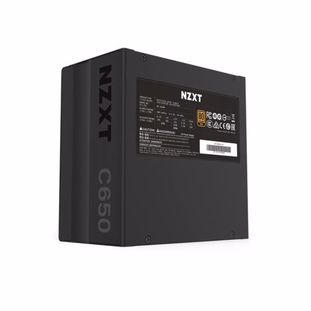 Fonte NZXT NP-C650M, 650W, 80 Plus Gold, Modular