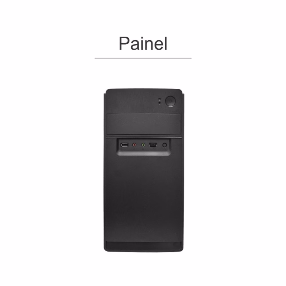 Gabinete K-Mex Micro-ATX GM-02MA com Fonte PX300 Preto - Imagem 3