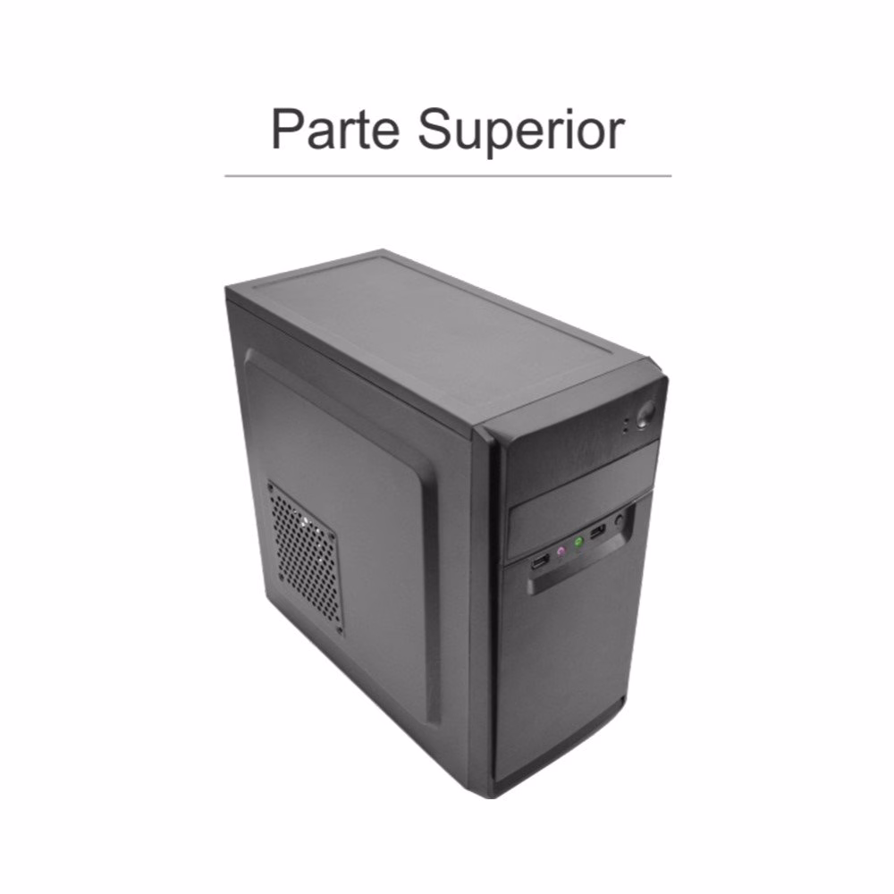Gabinete K-Mex Micro-ATX GM-02MA com Fonte PX300 Preto - Imagem 4