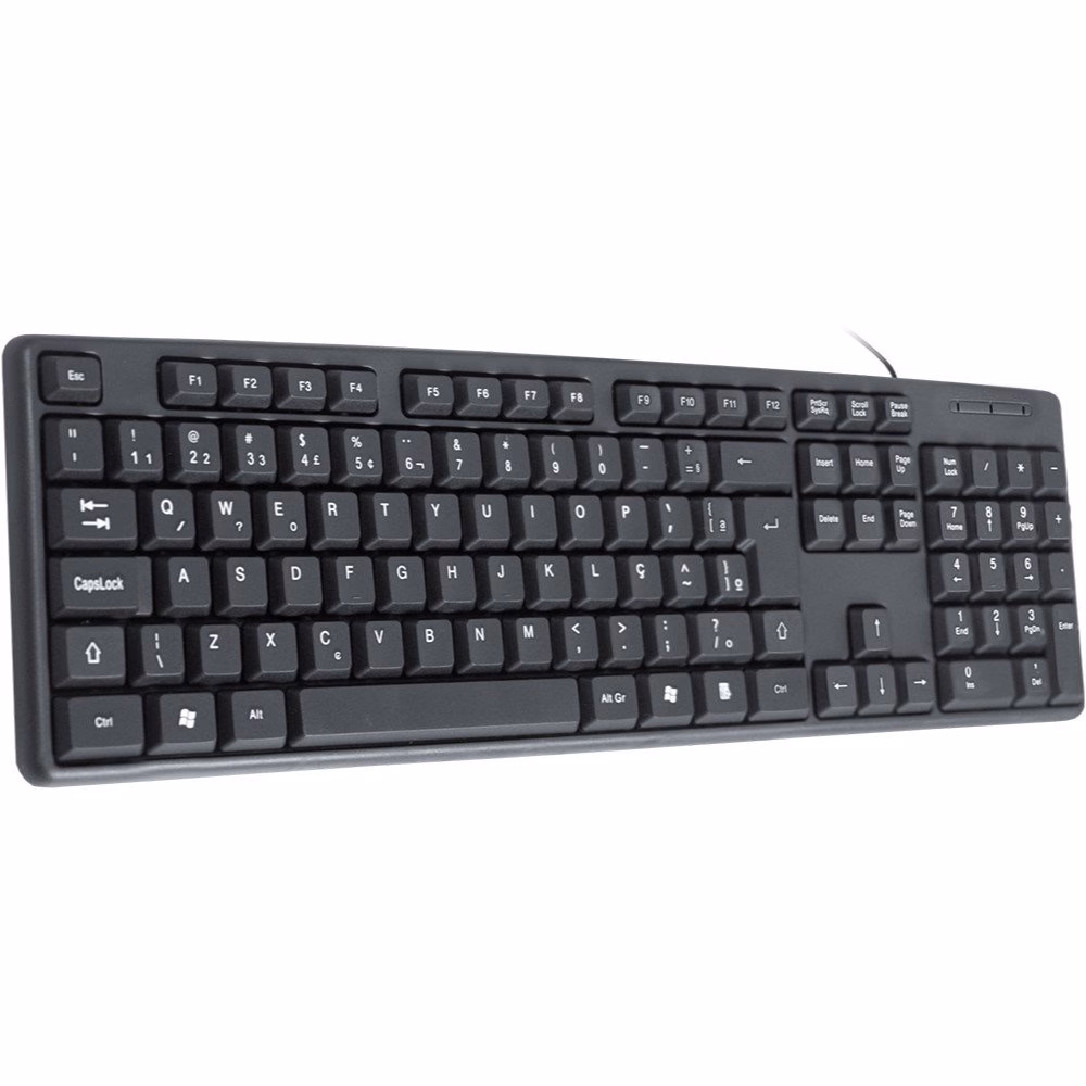 Teclado K-Mex USB ABNT2 Preto - KB-3728 - Imagem 2