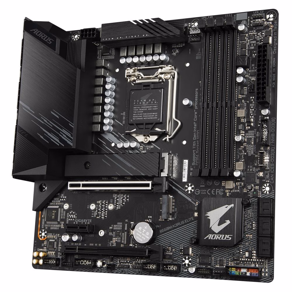 Placa Mãe Gigabyte B560M AORUS ELITE, LGA1200, Micro ATX, DDR4 - Imagem 3