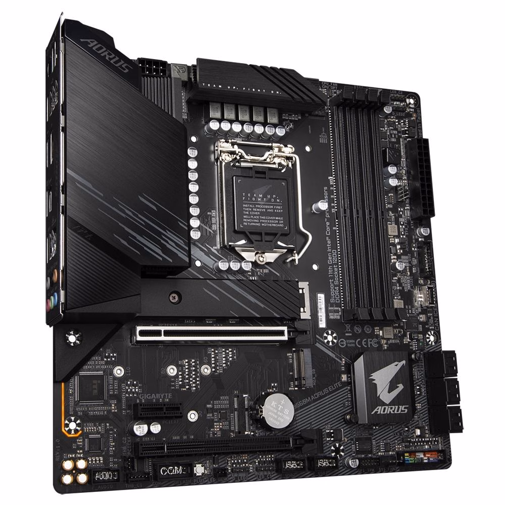 Placa Mãe Gigabyte B560M AORUS ELITE, LGA1200, Micro ATX, DDR4 - Imagem 4