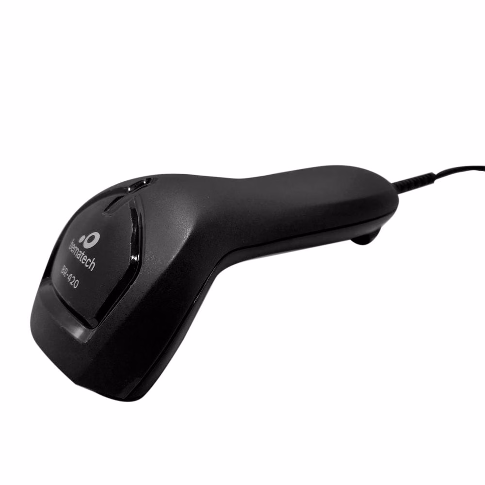 Leitor de Código de Barras Bematech BR420, Linear, LED Vermelho, USB - 46BBR420CKD0