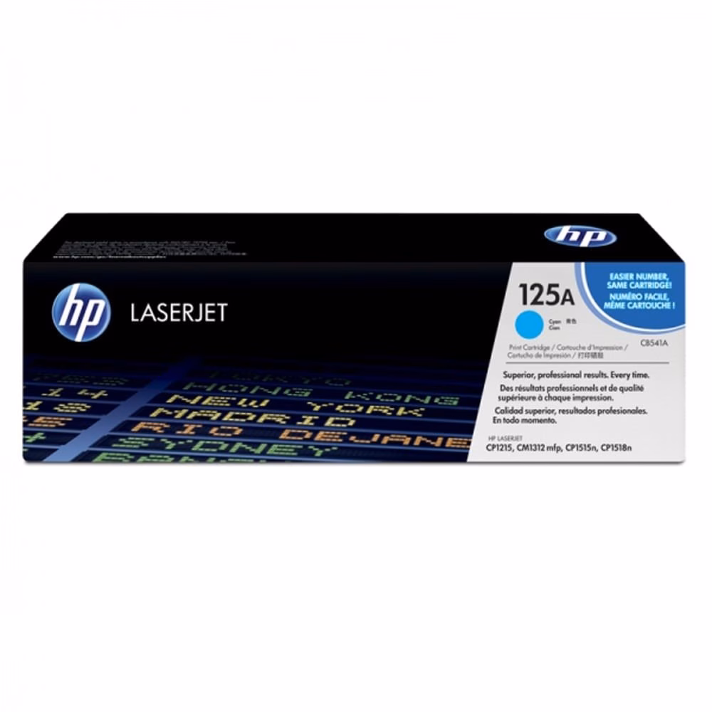 Toner HP 125A Ciano Laserjet Original (CB541AB) Para HP Laserjet CP1515n, CM1312, CM1312nfi