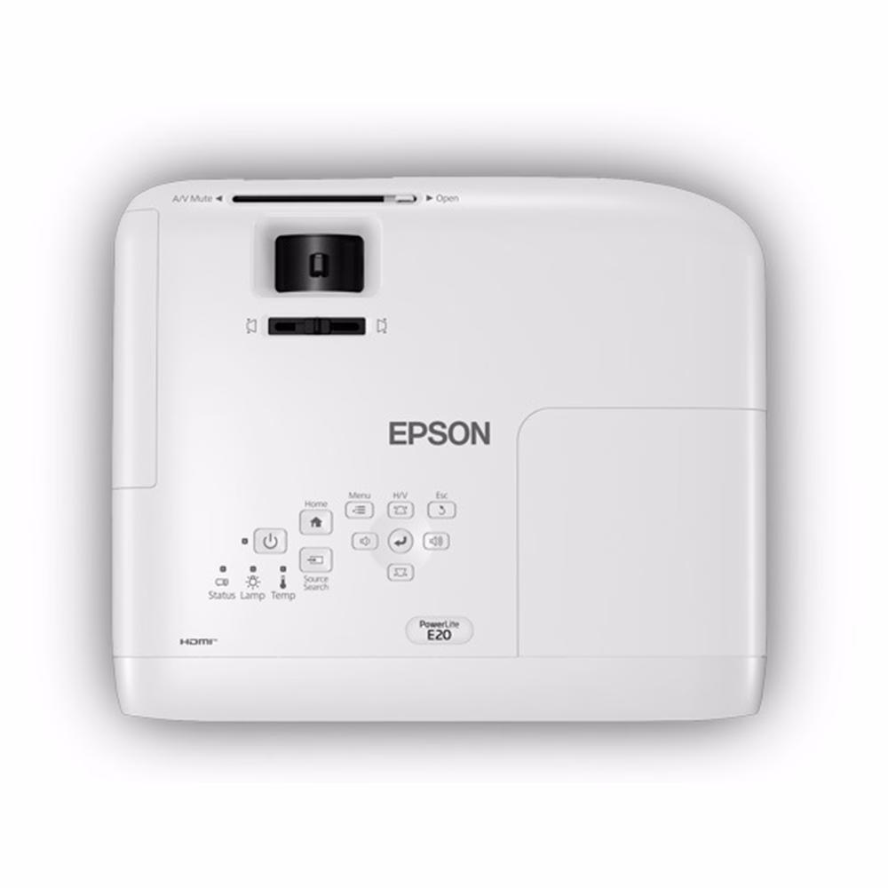 Projetor Epson Powerlite E20 3LCD, XGA, 3.400 Lumens, Conexão HDMI, Bivolt - V11H981020 - Imagem 4