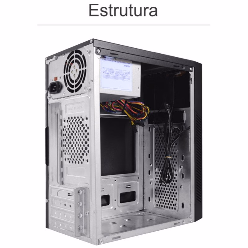 Gabinete K-Mex Micro ATX com fonte PX300 - GM-08TL - Imagem 5