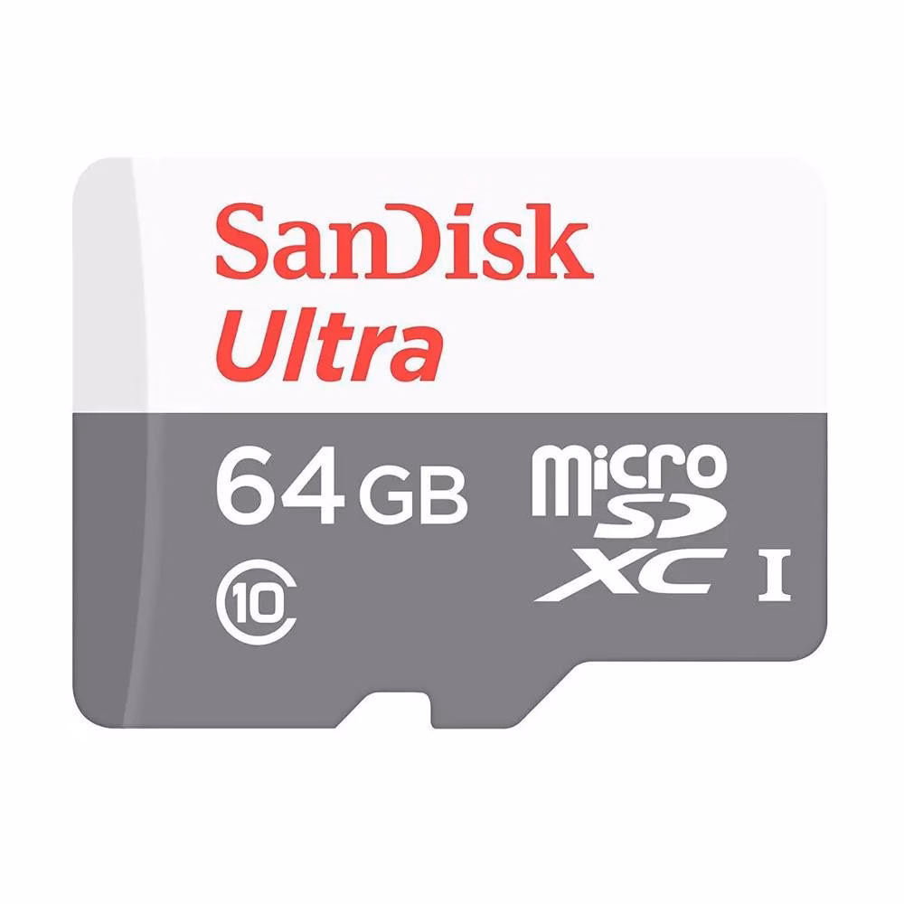 Cartão Memória Sandisk, Ultra Micro Sdxc, 64GB, Classe 10, 100MB/s - SDSQUNR-064G-GN3MA