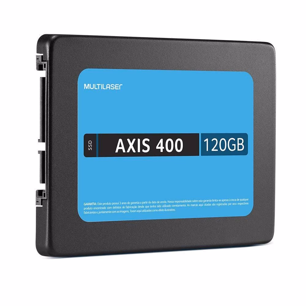 SSD Multilaser Axis 400, 2.5", 120GB, Gravação 400MB/s - SS101