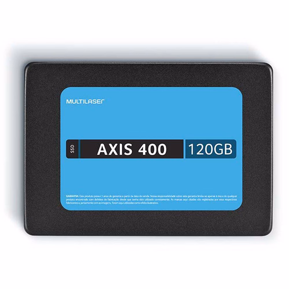 SSD Multilaser Axis 400, 2.5", 120GB, Gravação 400MB/s - SS101 - Imagem 2