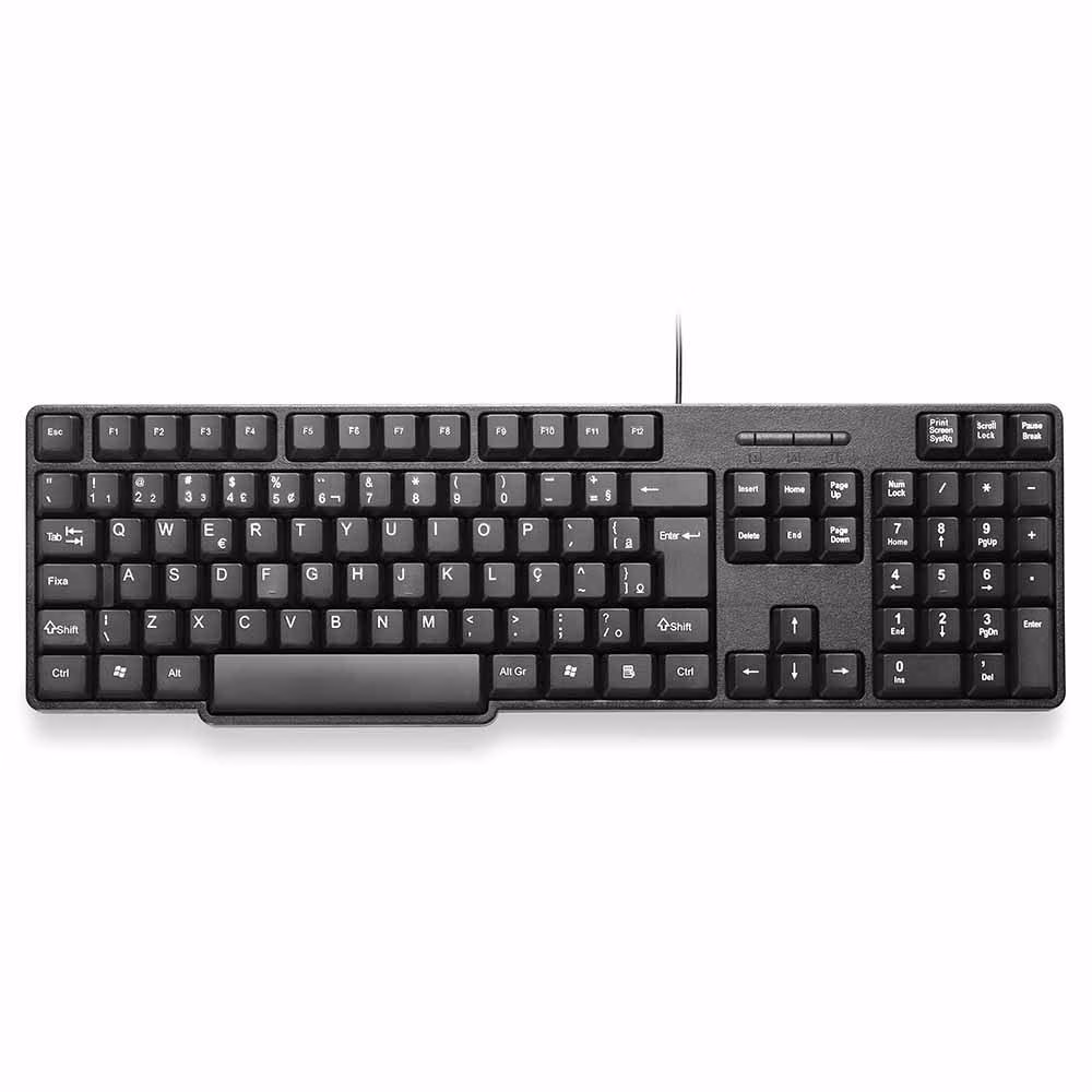 Teclado Básico Slim Preto Usb Multilaser- TC204 - Imagem 2