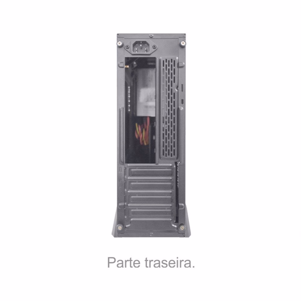 Gabinete K-Mex Slim Micro ATX com fonte PB-200 - GM-04CC - Imagem 4