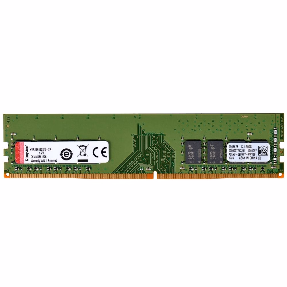 Memória Kingston 8GB, 2666MHz, DDR4, CL19 - KVR26N19S8/8 - Imagem 3