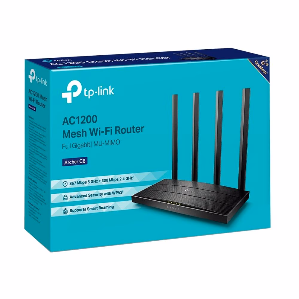 Roteador TP-Link Archer C6 V3, AC1200, MU-MIMO, Wireless Dual Band - Imagem 4