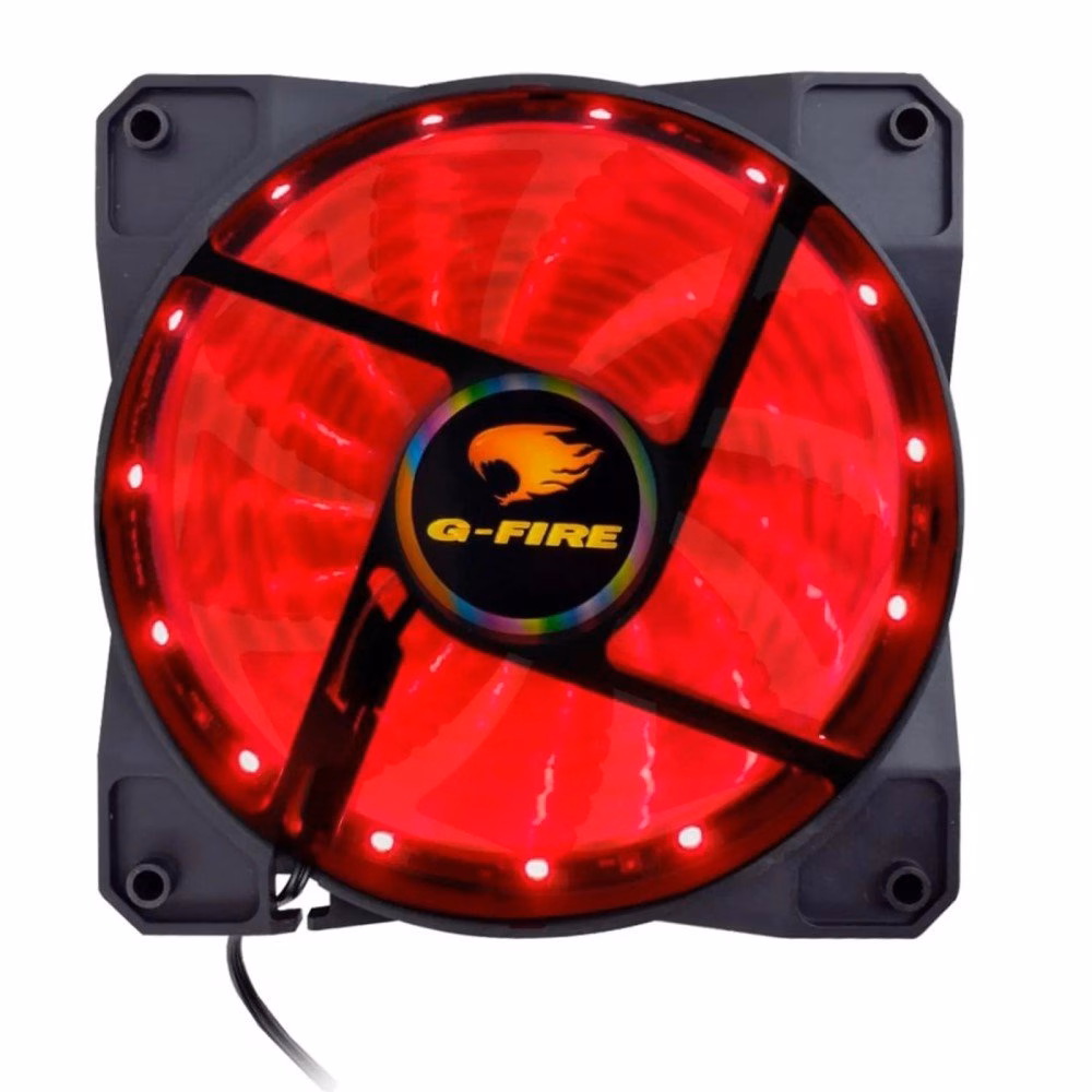 Cooler Fan G-Fire EW1712E 120X120 Vermelho