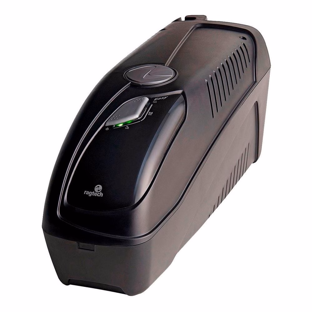 Nobreak 1400VA Ragtech Easy Way GT CBU-TI, Entrada Trivolt, Saída 115V, 6 Tomadas, Preto - 20NEW4154