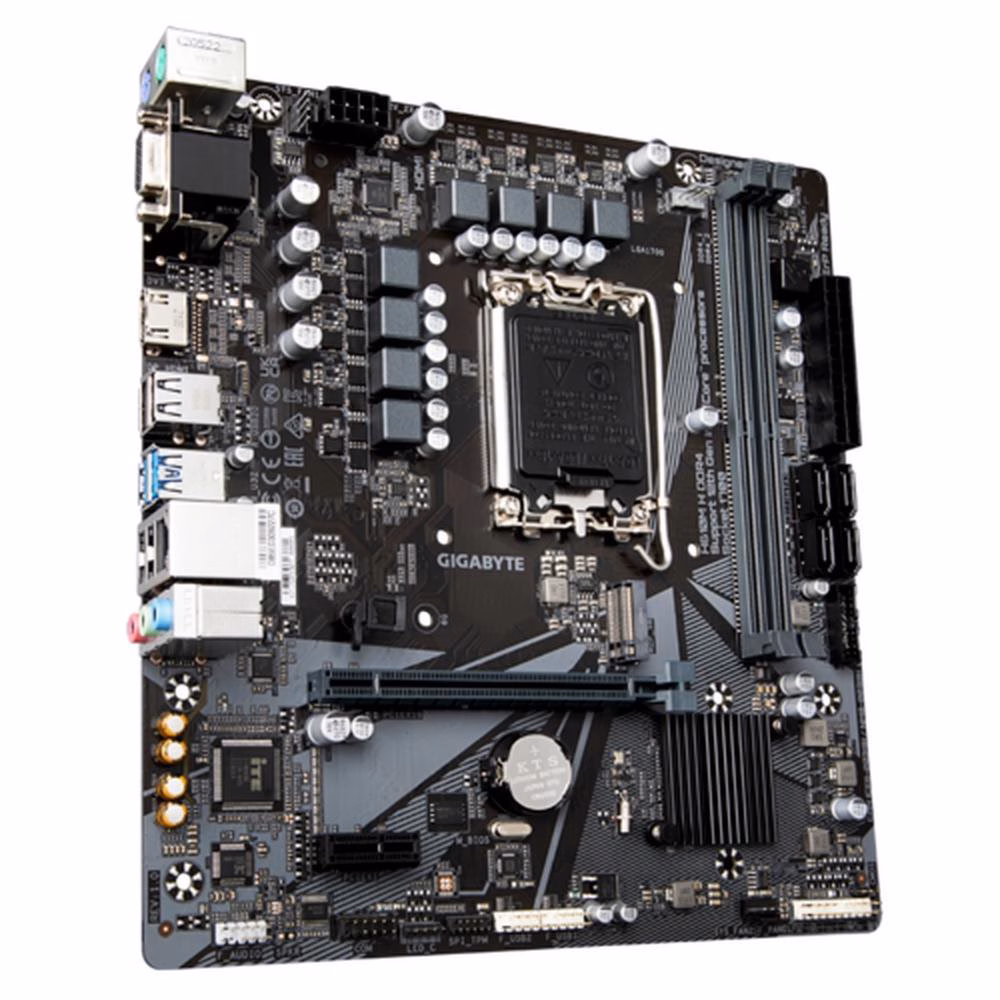 Placa Mãe Gigabyte H610M H DDR4, Chipset H610, Intel LGA 1700, mATX, DDR4 - Imagem 2