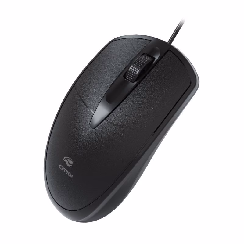Mouse USB MS-31BK Preto C3Tech - Imagem 2