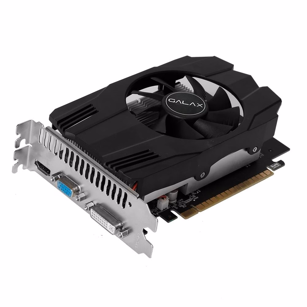 Placa de Vídeo GT 730 Galax NVIDIA Geforce, 4 GB DDR3, Processador Gráfico, PCIE 2.0 - 73GQS4HX00WG - Imagem 3
