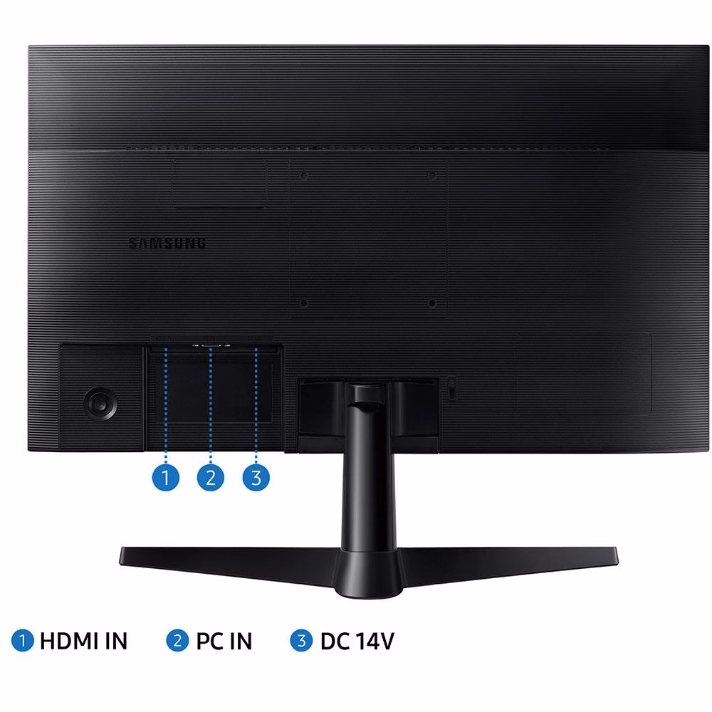Monitor Gamer Samsung 27" IPS, Wide, 75 Hz, Full HD, FreeSync, HDMI, VESA - LF27T350FHLMZD - Imagem 4