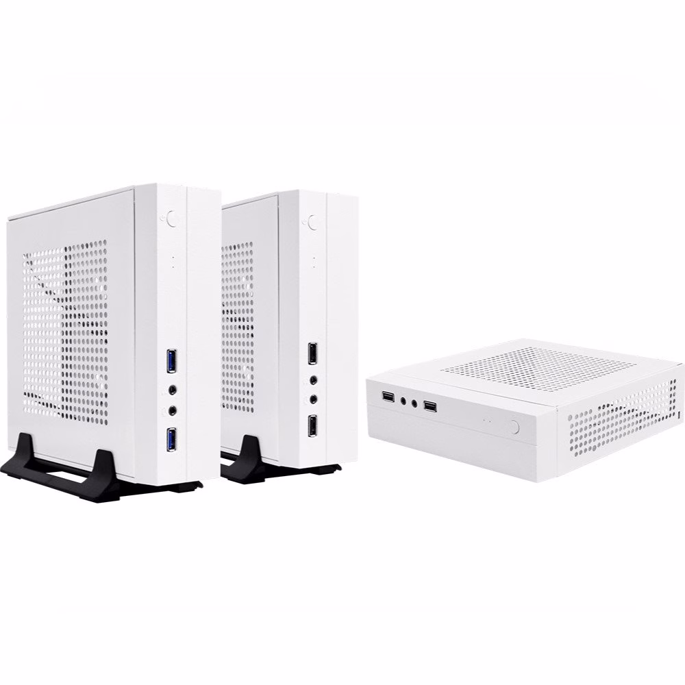 Gabinete K-Mex mini ITX com fonte - GI-228E Branco