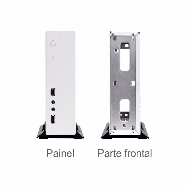 Gabinete K-Mex mini ITX com fonte - GI-228E Branco - Imagem 2