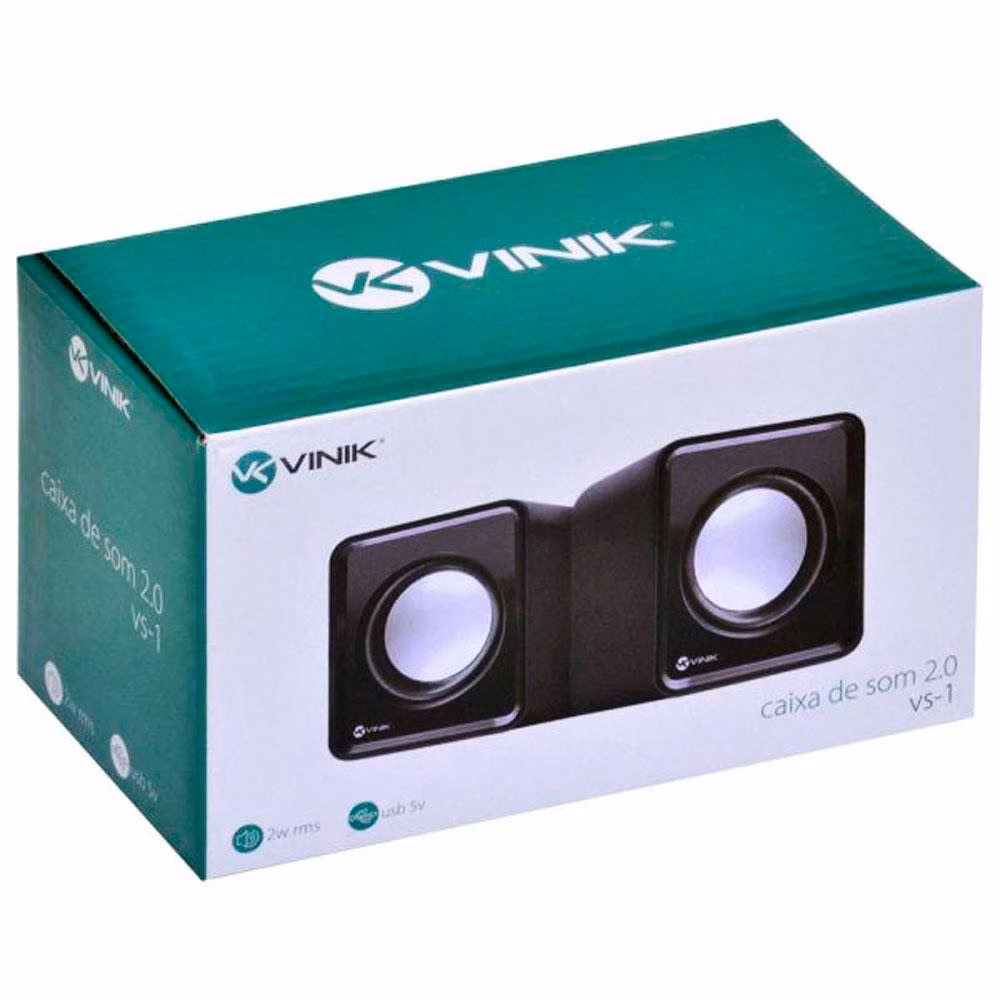 Caixa de Som Vinik USB e P2 2W - VS-01 - Imagem 5