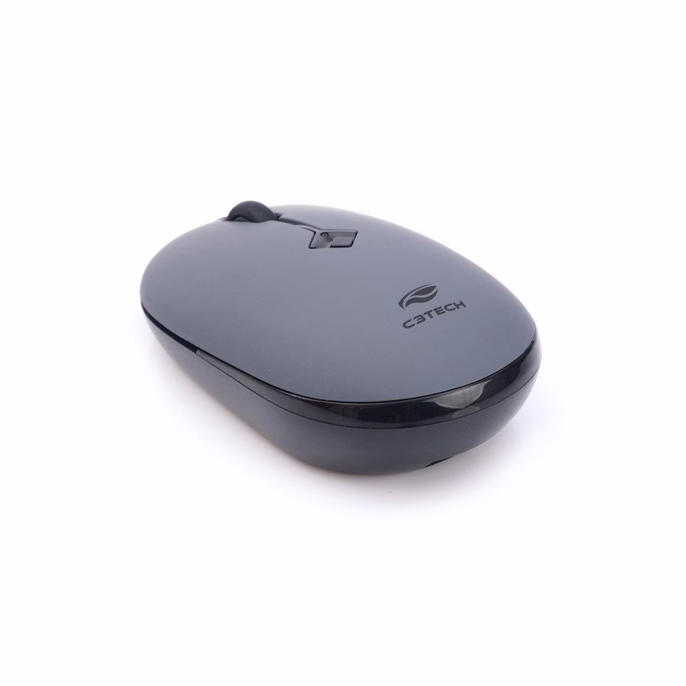 Mouse Sem Fio RC Nano M-W60GY Cinza C3Tech - Imagem 2
