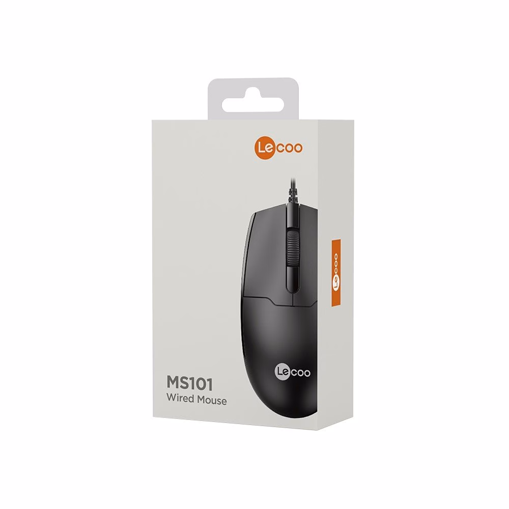 Mouse USB Lenovo Lecoo 1200DPI - MS101 - Imagem 4