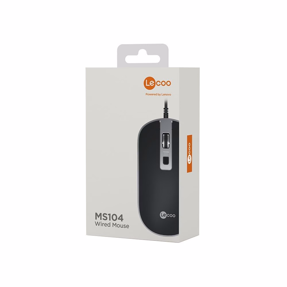 Mouse USB Lenovo Lecoo Com Ajuste DPI - MS104 - Imagem 4