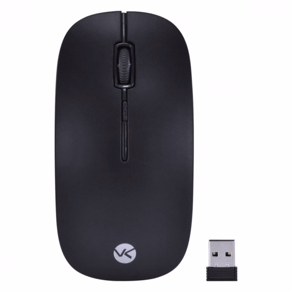 Mouse Sem Fio Vinik 2.4GHZ 1200DPI Dynamic Flat Preto - DM100