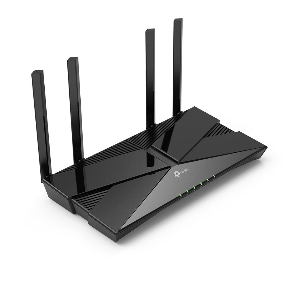 Roteador TP-Link Wi-Fi Mesh AX1800, Wi-Fi 6 Dual Band, 4 Antenas, Preto ...