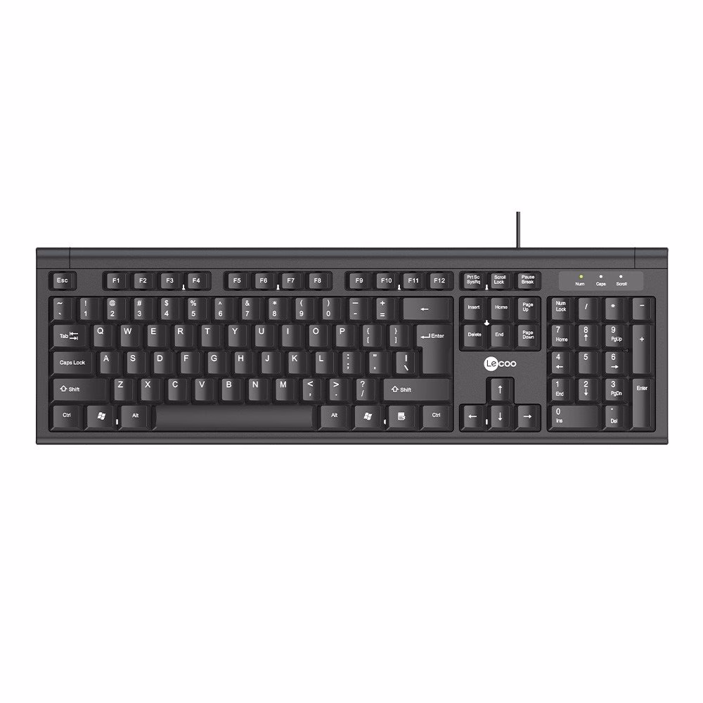 Teclado USB Lenovo Lecoo ABNT2 - KB101 - Imagem 2