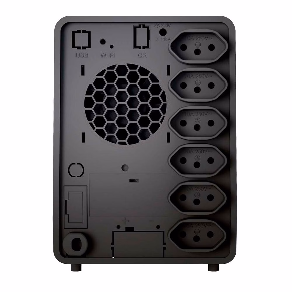 Nobreak 800VA, SMS Tech, Entrada Bivolt e Saída 115V, 6 Tomadas, 0029302 - Imagem 3