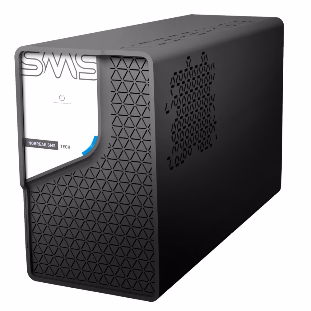 Nobreak 1400VA, SMS Tech, Entrada Bivolt e Saída 220V, 8 Tomadas, 0029306