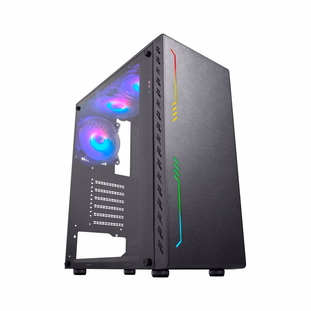 Gabinete Gamer K-Mex KRATOS IV, Sem Cooler, Sem Fonte CG-10TP