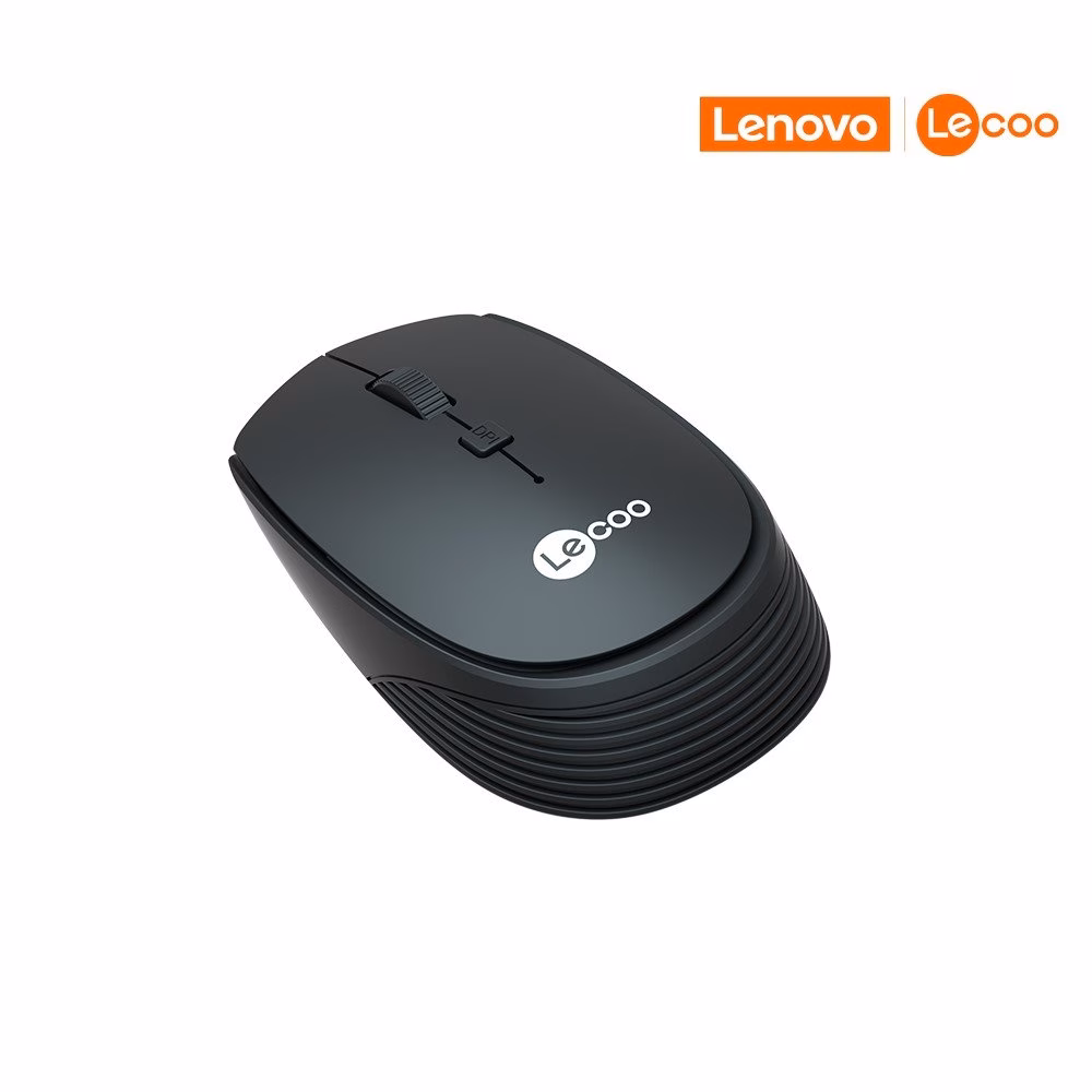 Mouse Sem Fio Lenovo Lecoo Preto - WS202 - Imagem 2