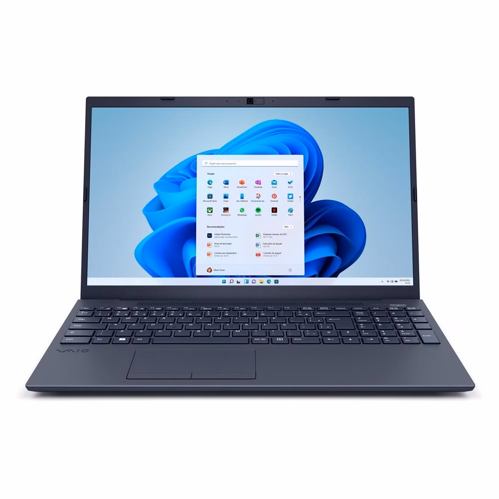 Notebook Vaio FE15 Intel Core i3-1215U, 8GB RAM, SSD 512GB, 15.6" Full HD, Windows 11 Pro, Cinza Grafite