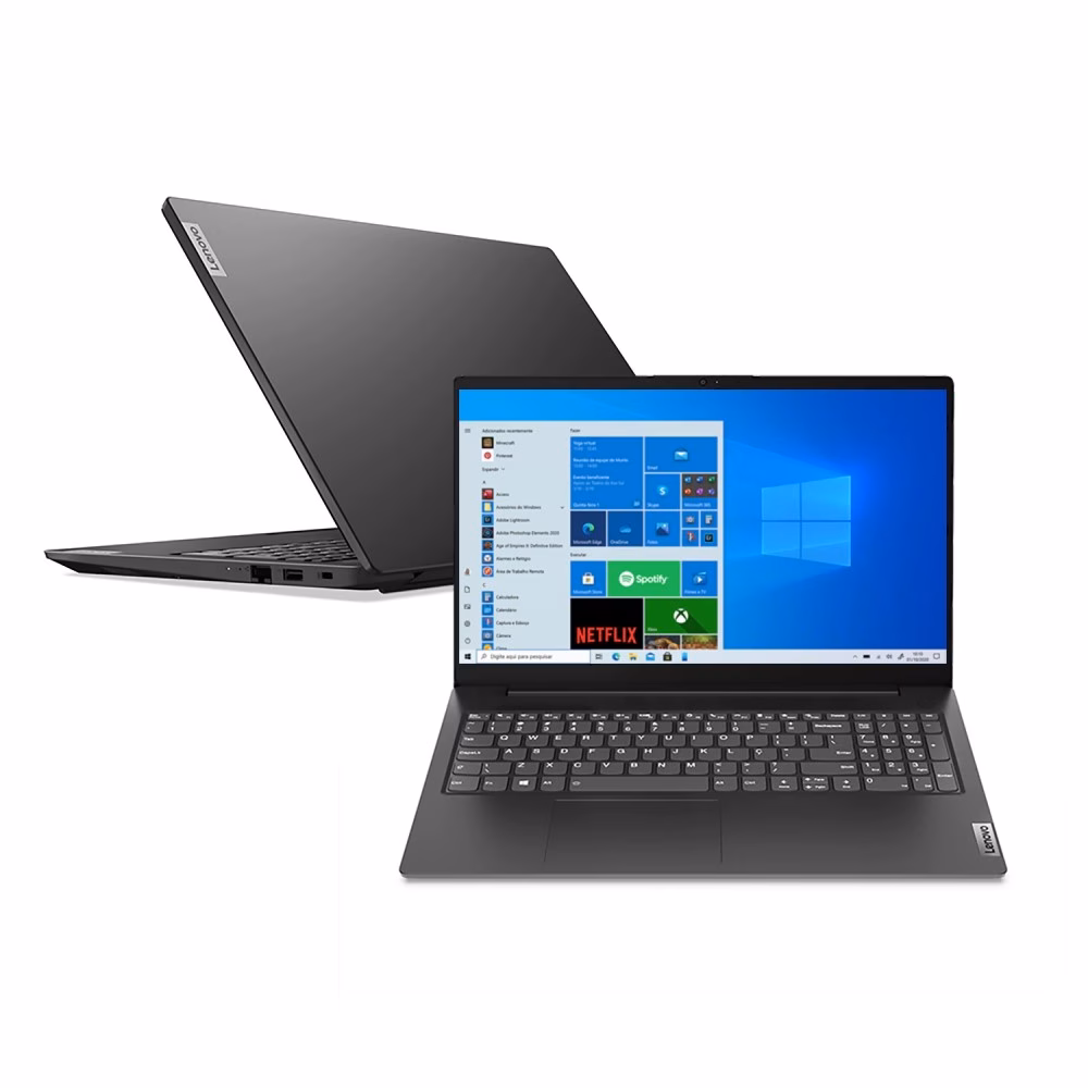 Notebook Lenovo V15 G2 i7-1165G7, 15.6" FHD, 8GB, 256GB SSD, Geforce MX350 2GB, W11 Pro - 82ME000NBR